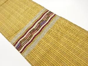 抽象横段模様織出し名古屋帯